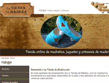 Tablet Screenshot of latiendademadera.com